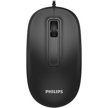 Mey İthalat SPK7238 Siyah USB Kablolu Optik Mouse, 1200 Dpı, 3 Tuş