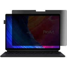 Mey İthalat Asus Proart PZ13 13.3 Inç Uyumlu Hayalet Ekran Koruyucu, Yandan Görünmeyen Anti-Spy Gizlilik, 9h Temperli Nano Kırılmaz Esnek Cam, Parlama Önleyici 16:10