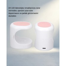 TCX Kompakt Mini Oje Kurutma Makinesi 16W Uv LED Seyahat Için