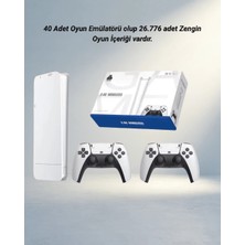 TCX Retro Oyun Konsolu 20.000 Oyunlu Çift Gamepadli 4K HDMI