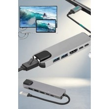 TCX Verimlilik Artıran 8 Portlu USB Type-C Dönüştürücü
