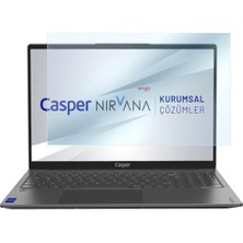 Mey İthalat Casper Nirvana X700 15.6 Inç Uyumlu 9h Temperli Nano Cam Ekran Koruyucu, Çizilmeye ve Darbeye Dayanıklı, Hd Şeffaf, 16:9