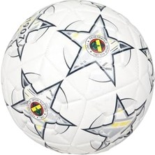 Mey İthalat Match Serisi Lisanslı Futbol Topu, 32 Panel, Dikişli, 5 Numara, Beyaz