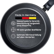Mey İthalat Ceratal Comfort Orbit Black Yapışmaz Tava Siyah 24 cm