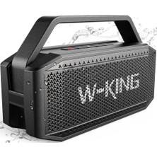 Mey İthalat Subwoofer'lı Taşınabilir Yüksek Bluetooth Hoparlörler; 60W Dış Mekan Hoparlörleri Bluetooth Kablosuz Su Geçirmez Hoparlör, Derin BAS/40H/TF/AUX