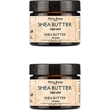 Mey İthalat Soğuk Sıkım Shea Butter (Karite) Yağı, %100 Doğal ve Saf, 50 Ml, 2 Adet