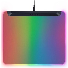 Mey İthalat Firefly V2 Pro Rgb Oyun Mouse Matı, Entegre USB Bağlantı Noktası, 15 Bölge LED Aydınlatma, Mikro Kazınmış Dokulu Yüzey, Siyah