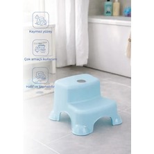 Babyjem Çok Amaçlı Katlı Basamak 516 (Yeni) Soft Mavi