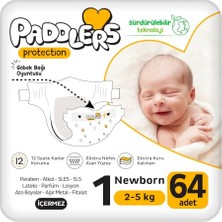Mey İthalat Protection Yenidoğan Bebek Bezi 1 Numara (2-5 Kg) 64 Adet Jumbo Paket