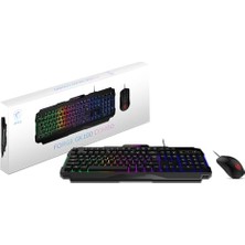 Mey İthalat Forge GK100 Combo Klavye ve Mouse Seti, Abd Düzeni