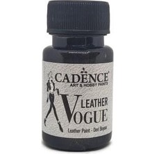 Mey İthalat Leather Vogue Deri Boyası Metalik Lvm-09 Siyah 50 ml