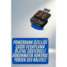 Gees Global Düşük Gecikmeli Bluetooth Kulaklık 600 Mah Powerbank ile