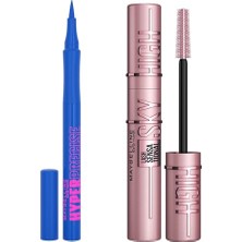 Mey İthalat 720 Parrot Eyeliner ile Lash Sensational Sky High Maskaradan Oluşan Makyaj Seti