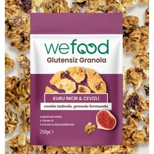 Wefood Glutensiz Granola Kuru Incir ve Cevizli 250 gr