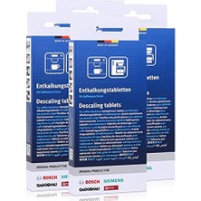 Mey İthalat Kireç Çözücü Tabletler 3 Adet, 2 In 1 Calc + Protect, Bosch Siemens Neff Gaggenau Için, 4"lü Paket