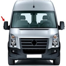 Mey İthalat Üst Büyük Isıtmalı Sağ Dikiz Aynası Camı 2E0857588A Vw Crafter ile Uyumlu 2006-2016