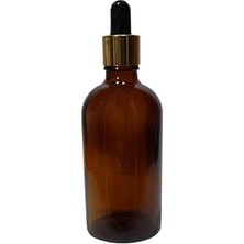Mey İthalat Şişe, 100 ml Altın Renk Damlalık Boş 86974317116849