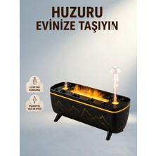 Gees Global Şık Siyah Aroma Difüzörü 280 ml Uzaktan Kumanda ile