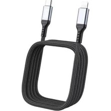 Mey İthalat Go-Des GD-UC639 Type-C To Lightning Pd Hızlı Şarj Kablosu 27W 3m iPhone 14 ve Öncesi Modeller ile Uyumlu