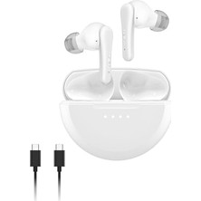 Mey İthalat Soundform Rhythm Anc Gerçek Kablosuz Kulak Içi Kulaklık, Dahili Mikrofonlu, Usb-C Hızlı Şarj, 28 Saat Pil Ömrü, Ipx5 Suya Dayanıklılık, Iphone, Galaxy, Pixel Için Bluetooth, Beyaz