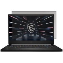 Mey İthalat Msi Stealth GS66 15.6 Inç Uyumlu Hayalet 9h Temperli Nano Cam Ekran Koruyucu, Anti-Spy Gizlilik, Parlama Önleyici, 16:9