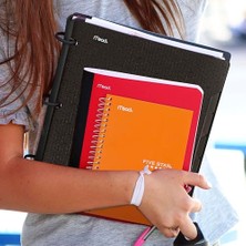 Mey İthalat Spiralli Defter, 1 Konu, Kolej Çizgili Kağıt, 7" x 4-3/8", Kişisel Boyut, 80 Sayfa, Turuncu (450048CD1-ECM)