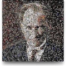 Mey İthalat Atatürk Mozaik Çalışması Tablo 80X80 cm