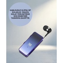 Gees Global Bluetooth 5.3 Klipsli Kulaklık Iki Telefon Bağlantısı