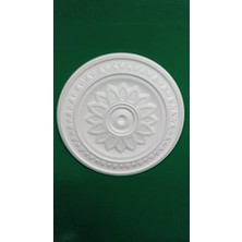 Mey İthalat Dekor Göbek Kartonpiyer Stropiyer Tavan Lamba Göbeği, Papatya 39 Cm, Küçük Papatya L. Göbeği (39X39X3)