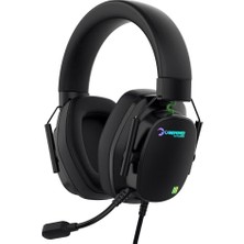 Mey İthalat Kai Titanium Siyah 7.1 Surround Hi-Fi Manyetik Pad Rgb Gaming Kulaklık, 2x Cooling Pad Hediyeli