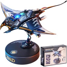 Mey İthalat Manta Ray 3D Metal Model Yapım Kiti MI06 – Yetişkinler ve Gençler Için Mekanik Stem Bulmacası, Masa Dekoru