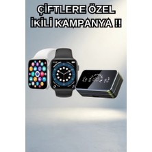 Gees Global Bluetooth Kulaklık ve Akıllı Saat Seti 2'li Dokunmatik Kontrol