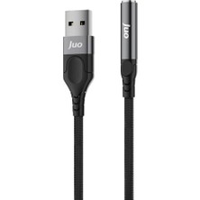 Mey İthalat Usb-A To 3.5 mm Jack Kulaklık Mikrofon Aux Dönüştürücü Harici Ses Kartı