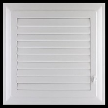Mey İthalat Plastik Menfez Banyo/wc Havalandırma Menfezi Panjur, 35X35 cm