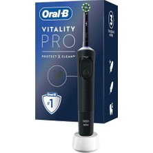 Mey İthalat Şarjlı/elektrikli Diş Fırçası Vitality Pro Siyah Koruma ve Temizlik