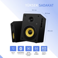 Thonet & Vander Kürbıs 2.0 72W Cinema Siyah Speaker - 2.0 Sistem - 72W Rms