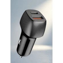 Gees Global Hızlı Şarj Cihazı 38W Type-C Girişli Araç Çakmaklığı