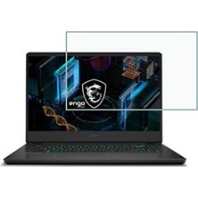 Mey İthalat Msi GP66 Leopard 15.6 Inç ile Uyumlu Ekran Koruyucu Notebook; 9h Temperli Kırılmaz Esnek Nano Cam, Çizilmeye ve Darbeye Dayanıklı Laptop Koruma, Hd Şeffaf