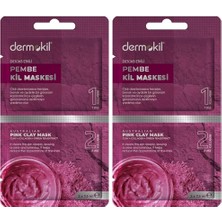 Mey İthalat Pembe Kil Maskesi, Detoks Etkili, 2 x 7.5 ml 2'li Paket