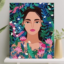 Mey İthalat Sayılarla Boyama Tuval Seti Fırça Boya Dahil (Çıtalı) 40X50 Cm, Amazon