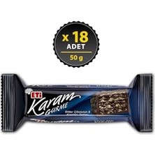 Mey İthalat Gurme Bitter Çikolatalı Gofret 50 G x 18 Adet