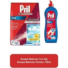 Mey İthalat Bulaşık Makinesi Bakım Seti: 750 ml Parlatıcı ve 2000 G Tuz
