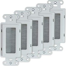 Mey İthalat WP1014WH5 Kablo Erişim Kayışı, 5'li Paket, Beyaz