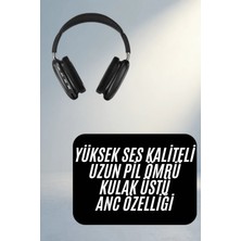 Gees Global Kablosuz Bluetooth Kulaklık Yumuşak Süngerli Sd Kart Girişli