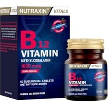 Mey İthalat B12 Vitamin 1000 Mcg 60 Tablet Takviye Edici Gıda