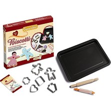 Mey İthalat "4223015683" Voglia Dı... Basis-Kit Fırın Kağıdı Yapışmaz Kaplama 26 x 37 Cm, Nudelholz 23 Cm, 6-Galvanize Kalıp, Dekorspritze Plastik ve Silikon, Tarif