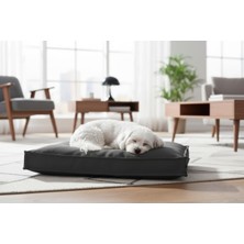 Mey İthalat Premium Kedi Köpek Yatağı; 50X70 Fermuarlı Yıkanabilir Minder, Gri
