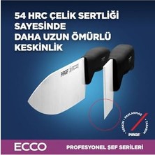 Mey İthalat Ecco Şef Bıçağı, 19 Cm, Kırmızı, 38160