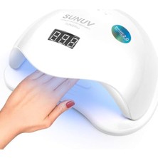 Mey İthalat Manikür Tırnak Kurutucu Uv LED Lamba Beyaz 48W