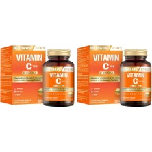 Mey İthalat 500 Mg Çiğnenebilir C Vitamini, Şekersiz ve Glutensiz 30 Tablet, 2 Paket